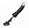 Nuovi prodotti per sesso mobili macchine sessuali online per donne masturbazione automatica Love Machine nero Big Dildo vibrazione Sex Toy5204006