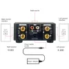 Versterker Woopker Hifi Power Amplifier TPA3116 50WX2 -kanaal 2.0 Bluetooth 5.0 Digital Home Audio Amp USB Udisk TF Aux Music Player