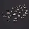 Body Arts Novos 1pcs Fake Piercing Clip Nariz Ring Jewelry Body for Women Trend Ear punhos do coração Flores de estrela de Butterfly Clip Rings KAE197 D240503