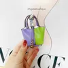 Anahtarlıklar Landards sevimli anahtarlıklar moda oyuncak ayı tasarımcısı anahtar zincir yüzüğü hediyeler kadın pu deri araba tokaları çanta cazibesi aksesuarları erkek hayvan anahtarlık tutucu