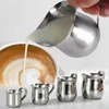 Cafetière 3/7 oz en acier inoxydable crème à expresso tasse de lait latte tasse d'art de latte pour le restaurant barista cadeau de barista