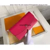 LouiseViutionBag Luis Vuittons Envelope Womens Luxury Designer Walets Boletes para mulher em relevo Cartão de flores Moda pequena embreagem sem LVSE