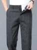 Herenbroeken zomer dun Engeland spelen werk elastische broek voor heren zakelijke mode ultra dunne grijs zwart casual broek voor herenmerkkleding formele herenkleding y2405