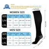 Chaussettes hosiery 58 chaussettes de compression pour femmes varices médicales diabète 20-30 mmhg chaussettes de soins pour hommes en randonnée