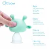 Blocs Orzbow Baby Disting Toys Infant Chandroom Detors de champs nouveau-nés Silicone Baby Rattles de dentition jouets avec clips de tétine