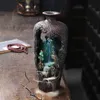 Doftlampor Heminredning Vase Design Ornament harts Handverk Lucky Fengshui Waterfall Backflow rökelse Burner Censer T240505