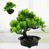 Fleurs décoratives plante en pot artificielle fausses plantes de décoration pour la maison pour petits bonsaïs arbre de bureau