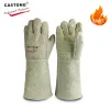 Gants 500 degrés Isolation thermique Gants Gants résistants à haute température aux flammes à flamme chaude allongée