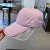 Bérets Polyester Baseball Hat Fashion Protection UV Breatch Sounge Sundir Sunding Strot Sweat Absorption Peak Paped Cap