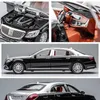 Modèle Diecast Cars 1 24 Mercedes Benz Maybach GLS600 MODELLE ALLIE MODÈLE DIE DIE CAST TOT VOITURE SIMULATION SON ET