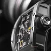 Нарученные часы мужские роскошные часы -часы Mechanical Watch Series RM030 Автоматические машины мужской титановый материал высокого качества диаметром 42 мм.