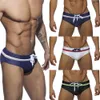 Männer Badebekleidung 2024 Neue modische Streifen -Herren -Shorts mit Schnüre -up -Taille großer Anti Blendung