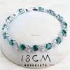 Collana bracciale Set di gioielli da sposa più sier per donne zircone verde zircone nudo ebraico anelli pietre braccialetti a ciondolo set drop dhhp1