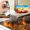 Grille 2PCS Dokładny termometr do gotowania żywności długi cyfrowy termometr mięsny cyfrowy do grillowania palacza grilla