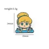Princess Personnages Figures Pin Migne Anime Movies Games Hard Entamel Pins Collect Metal Cartoon Brooch
