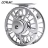 Bobina di pesca a mosca in alluminio cncmachined Goture 34 56 78 910 WT 21BB Ruota ghiacciata Ruota per ghiaccio e strumento a destra 240506