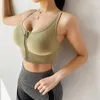 Yoga -outfit Zipper Sport Bra Crop Top Women Push Up workout Underwear Shockproof Fitness Vest Girls Gym Sportswear beha's