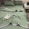 Summer Quilt Washable Cotton Airconditioning Quilts Soft Thin Comporter barn barnfilt på sängen komfort textil sängöverdrag 240506