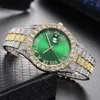 Personnalisez les bijoux hip hop Moisanite Watch Luxury Diamond Iced Coupe CZ VVS MISSANITE Watch for Men