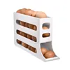 Porta di uova a 4 strati da cucina a 4 JB a 4 strati per il contenitore di rotolamento automatico con meccanismo di scorrimento