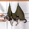Colarinhos de cachorro gato helicóptero hammock anti -picada picada de saco fixo auxiliar para aparar unhas e acessórios para cuidados com os olhos/olhos animais de estimação