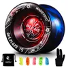 Yoyo magicyoyo t5 Повелитель без реагирования yoyo алюминиевый сплав Metal Professional Yoyobonus - 5 струнок йо -йо Сумка перчатка