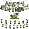 Banner Flaggen Dinosaurier Themen Party Dekoration Alles Gute zum Geburtstag Banner Flag