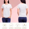 Camiseta de polos de pólo feminino CLIBI PLUS TAMPAS TIPAS BLOSHA ROPOS VINTAGEM T-SHISTS MULHERES