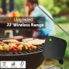 Grills Smart Wireless Bluetooth digitale roestvrijstalen roker grill BBQ vleesvoedsel thermometer met hoge temperatuursonde voor oven