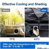 Auto Sun Shade pieghevole parabrezza ombrello Finta anteriore Sun Shade Ers Insection Selection Accessori Parasolo Accessori per caduta Delivery Aut Otbq4