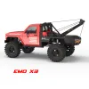 Auto's Nieuwe Crossrc Emo X3 Northeastern Tigers 1/8 RC Elektrisch externe bedieningsmodel Auto Crawler Road Rescue Vehicle