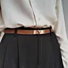 Accessoires Cinturones de dis ador ajustables para mujer Alta Calidad Marca de Lujo Cuero Neger Blanco Cors Delgado Cintur N J240506