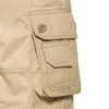 Shorts masculinos shorts masculinos soltos de grande bolso macacão de bolso de verão de algodão confortável calça níquel de níquel esportes casuais de esportes de praia 2405