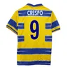 98 99 00 Parma Calcio Mens Soccer Jerseys Crespo Cannavaro Baggio Aspilla Home Football Shirt Kort ärm Vuxna uniformer Maglie Da Calcio