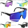 Zonnebrillen Kinderen jongens meisjes pit adder sunglasses outdoor jeugd fietsen bril UV400 mannen vrouwen mtb fiets fiets honkbal sport brillen 6200