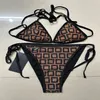 Summer Beach Sunshine Womens Swimswear Swimsuit Designer High-Und Luxury Bikini F Letter Sexy Sweet Bikinis Bikinis Size S-XL # 222