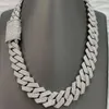 Anant Jewels American Luxury Cuba Chain 10mm Moissanite S925 Silver Diamond Men Necklace Prezzo all'ingrosso di alta qualità gioielli di alta qualità