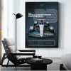 Livraison moderne Art mural esthétique F1 Classic Car Racing Hd Huile sur toile Affiches et imprimés Cadeau de salon de chambre à coucher pour la maison