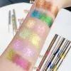 Eyeliner Aurora Multi Chrome Gel Pen Eyeliner High Pigmented Chameleon Galaxy Metallic Glitter Eyeshadow Eye Make Up Shimmer Blogerter