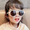 Zonnebrillen kinderen mooie zonnebril meisjes zomerjongens katten oren (gestoomde kat-oorvormige wx
