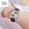 Wristwatches Fashionable Watch For Girls With Retro Style Small Square Simple And Waterproof Business Women's Quartz