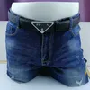 Nuovi Triangle invertiti P Famiglia Mens 3,8 cm Cintura di moda Cento jeans accoppiati e cintura per tuta