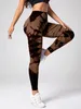 Leggings sans couture pour femmes Pantalons de yoga de fitness