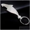 Openers Bottle Opener Keychain Promotion Gift Shark Customized Guitar Y Girl Shaped Zinc Alloy Beer Women Men Key Drop Delivery Home G Dhzab