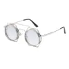 Zonnebril Steampunk zonnebril400 Bescherming Vintage Circle -bril voor mannen