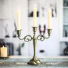 Candele decorazioni europee decorazioni europee 3 bracci rack metal wedding candelastick stand luce per casa