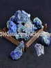 100G Mały nieregularny naturalny surowy niebieski niebieski azuryt geode kamień Malachite Chessilite Kryształowy Kamień Minerałowy szorstki azurit Dru4607796