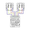 Förstärkare DC 12V VU Meter Driver Board Audio Power Amplifier Level Meter Drive Module EM88