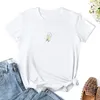 Camiseta de polos de pólo feminino CLIBI PLUS TAMPAS TIPAS BLOSHA ROPOS VINTAGEM T-SHISTS MULHERES