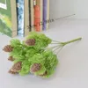 Fleurs décoratives Poule en plastique artificiel 7 Branches Consiels de noix Faux plantes Tree pour la décoration de fête de mariage Faux Grass Decor Home Decor